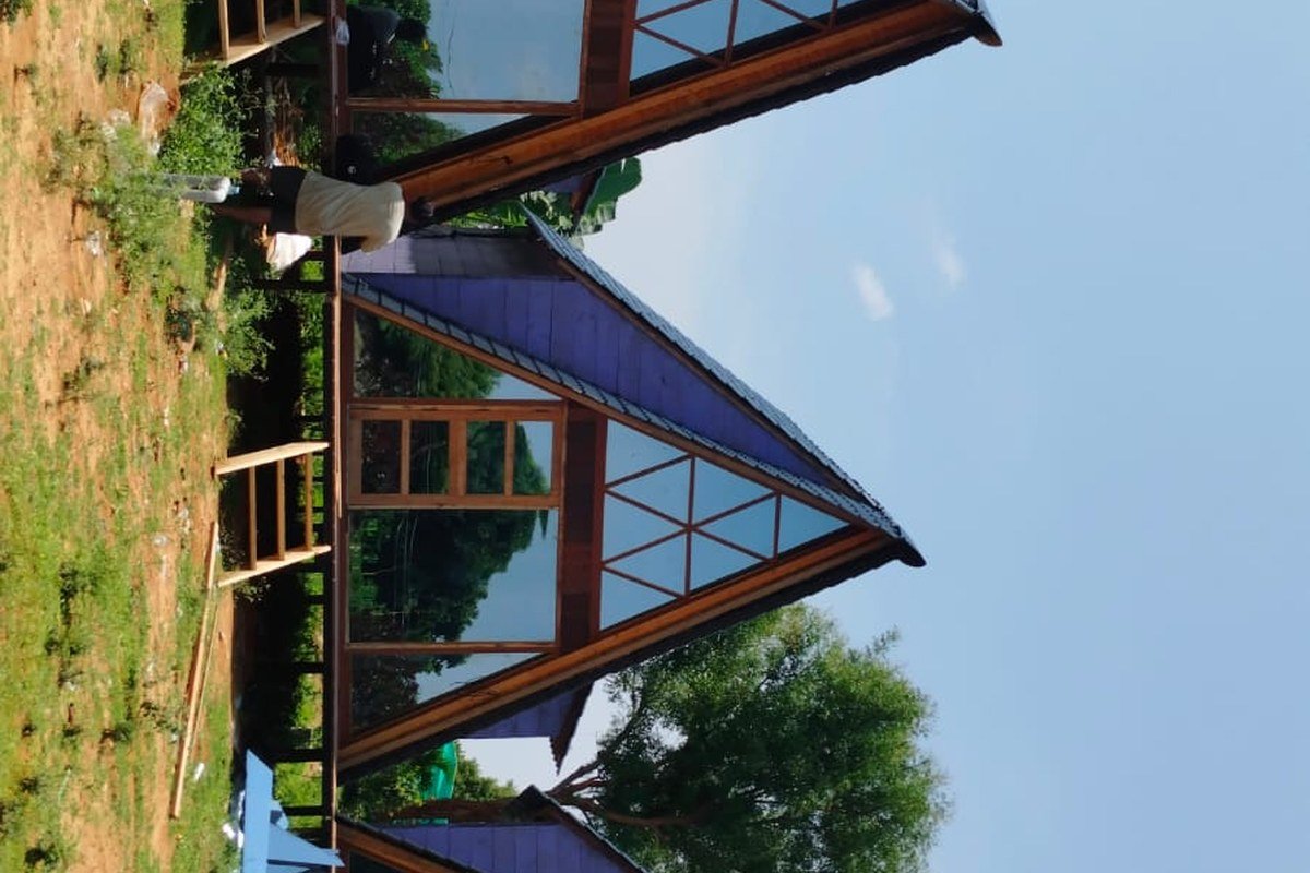 A-frame cabins — the Aurasiru property